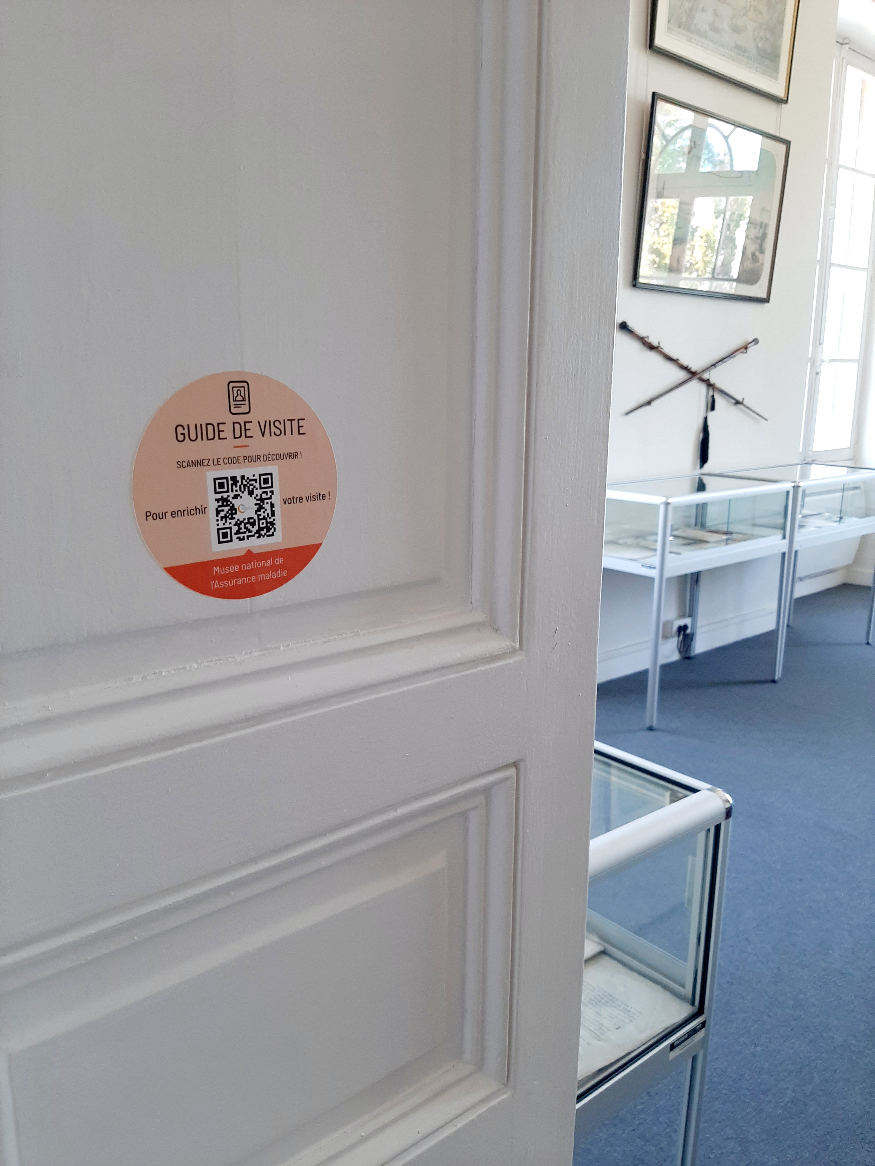 Visite libre avec QR Code