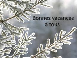 Bonnes vacances à tous