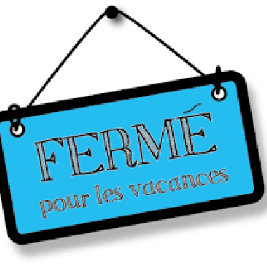 Fermeture vacances d'hiver
