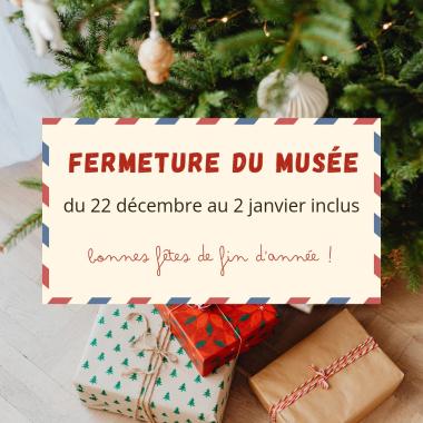 Fermeture de fin d'année 