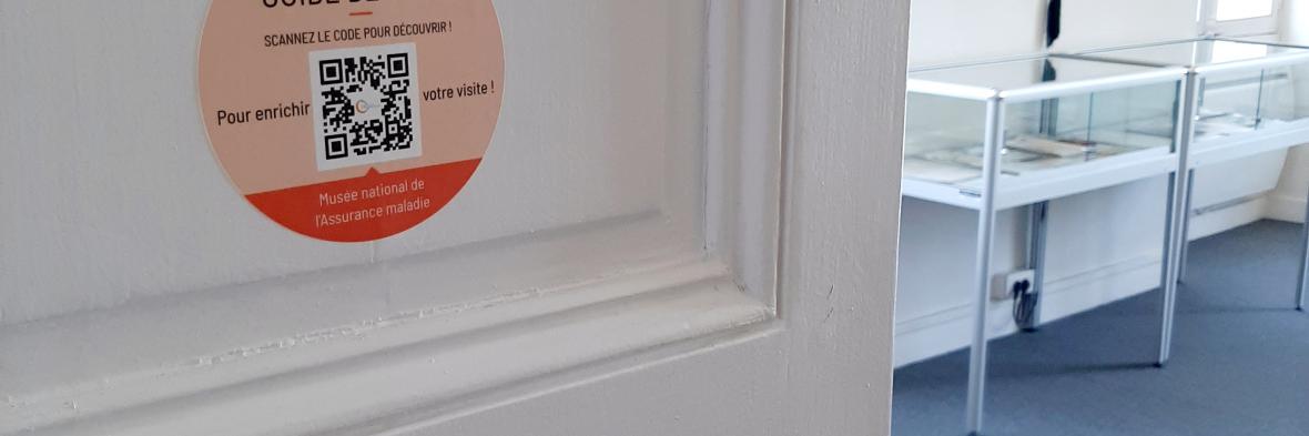visite libre avec QR code